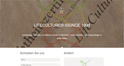 Desktop Screenshot of lifeculture.eu