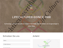 Tablet Screenshot of lifeculture.eu